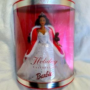 COPY - African American 2001 Special Edition Holiday Celebration Barbie Doll Ne…